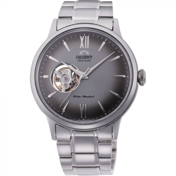 Orient Classic Bambino Automatic Open Heart Grey Men's Watch RA-AG0029N