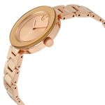 Movado Bold Mặt Tròn Dây Kim Loại Màu Vàng Hồng 3600387