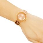 Movado Bold Mặt Tròn Dây Kim Loại Màu Vàng Hồng 3600387