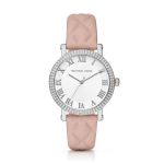 Michael Kors Norie Blush Quilted Leather Women's Watch MK2617