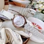 Frederique Constant Silver Mother of Pearl Dial Silicone Strap Horological Smartwatch FC-281WH3ER2