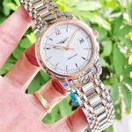 Longines The Saint-Imier Automatic Demi Vàng Hồng 18K Mặt Tròn Dây Kim Loại Lịch Ngày L2.766.5.79.7