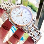 Longines The Saint-Imier Automatic Demi Vàng Hồng 18K Mặt Tròn Dây Kim Loại Lịch Ngày L2.766.5.79.7