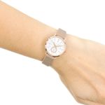 Michael Kors Petite Portia Mocha Leather Women's Watch MK2752