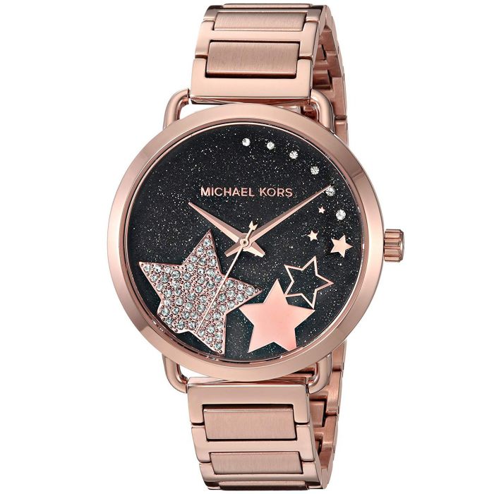 Michael Kors Portia Rose Gold Crystal Women's Watch MK3795