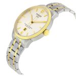 Tissot Chemin Des Tourelles Automatic Mặt Tròn Dây Kim Loại Màu Bạc Pha Vàng T099.407.22.037.00