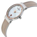 Skagen Ancher Mother of Pearl Mesh Women's Watch 355SSRS