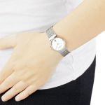 Skagen Ancher Mother of Pearl Mesh Women's Watch 355SSRS