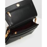 Charles & Keith Chain Rimmed Black Women's Clutch CK2-70840146