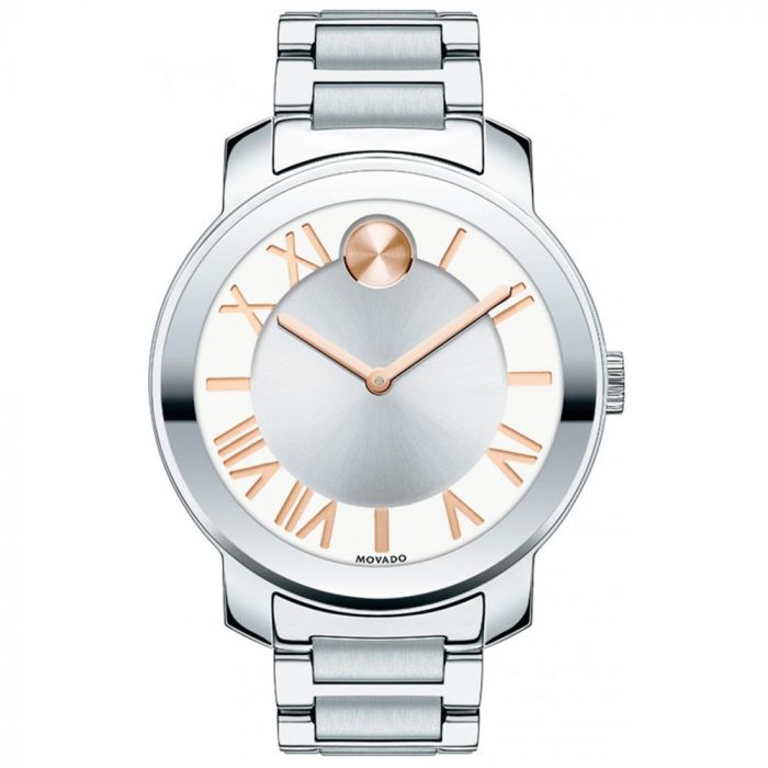 Movado Bold Silver Dial Stainless Steel Women's Watch 3600196