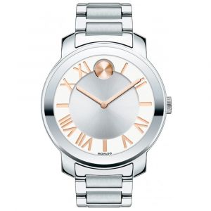Movado Bold Silver Dial Stainless Steel Women's Watch 3600196