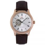 Orient Caballero Open Heart Automatic Brown Leather Men's Watch FAG00001S0