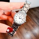 Bulova Diamond Date Stainless Steel Women's Watch 96R105