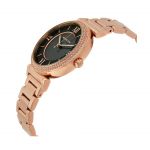 Michael Kors Catlin Black Crystal Pave Rose Gold Dial Plated Women's Watch MK3356