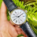 Frederique Constant Classics Automatic Mặt Tròn Màu Trắng Dây Da Màu Đen Lịch Ngày FC-710MS4H6