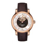 Tissot T-Classic Open Heart Automatic Mặt Tròn Khảm Trai Dây Da Màu Nâu T050.207.37.117.04