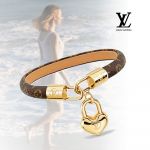 Louis Vuitton Monogram Charm Hình Trái Tim Màu Vàng M6451F