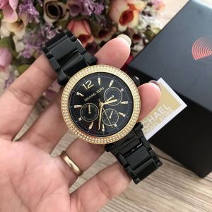 Michael Kors Parker Chronograph Black Women's Watch MK6390