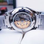 Seiko Presage Automatic Power Reserve Silver Men's Watch SSA349J1