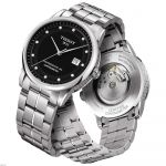 Tissot Luxury Automatic Black Diamond Markers Dial Men's Watch T086.408.11.056.00