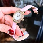 Swarovski Playful Mini Pink Leather Women's Watch 5261462
