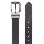 Levi's Reversible Leather Belt Double Sided Strap Silver Buckle Men's Belt 11LV2223 206 Black Brown