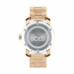 Movado Bold Bronze Crystal Accented Rose Gold 3600335