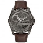 Guess Dynamic Brown Leather Men's Watch U0274G1