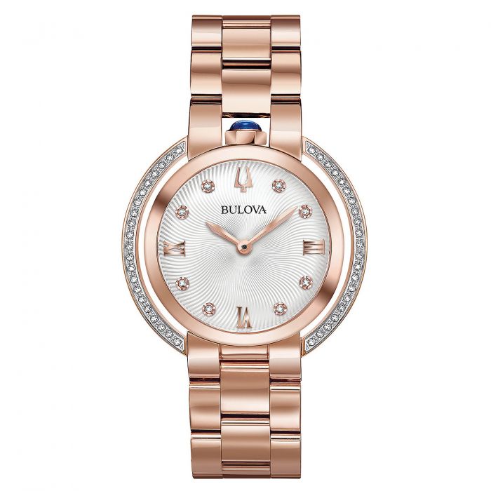 Bulova Rubaiyat Diamond Rose Gold 98R248