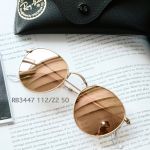 Ray-ban Round Copper Flash Lenses Sunglasses RB3447 112/Z2 50-21