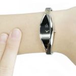 Calvin Klein Sensitive Black Dial Quartz Stainless Steel Women's Watch K2C23102