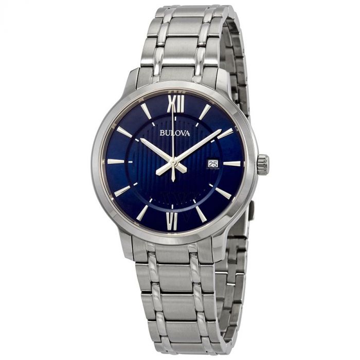 Bulova Classic Blue Dial  Men's Watch 96B282