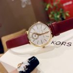 Michael Kors Petite Portia Merlot Leather Women's Watch MK2751