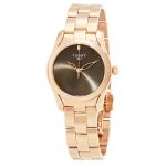 Tissot T-Wave Anthracite Rose Gold Women's Watch T112.210.33.061.00