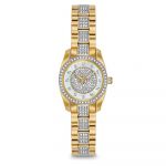 Bulova Swarovski Crystal Pave Two Tone Women's Watch 98L241