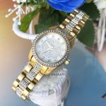 Bulova Swarovski Crystal Pave Two Tone Women's Watch 98L241