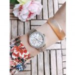 Bulova Crystal Accented Silver Women's Watch 96N108