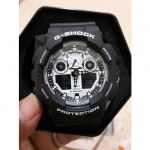 Casio G-Shock Series Luxury Mặt Tròn Dây Nhựa Màu Đen GA100BW-1A