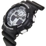 Casio G-Shock Series Luxury Mặt Tròn Dây Nhựa Màu Đen GA100BW-1A