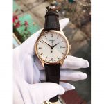 Tissot Tradition Rose Gold PVD Brown Leather Men's Watch T063.610.36.037.00