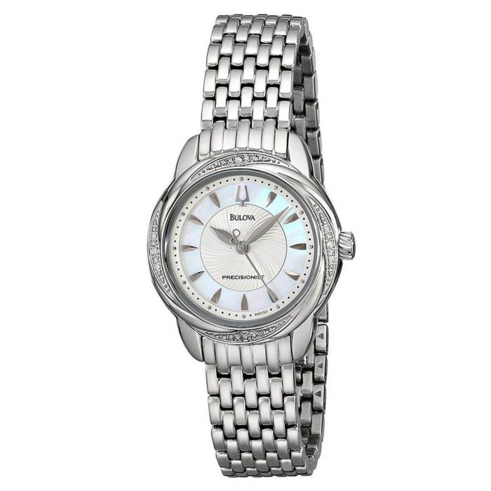 Bulova Precisionist Brightwater Mother of Pearl Women's Watch 96R153