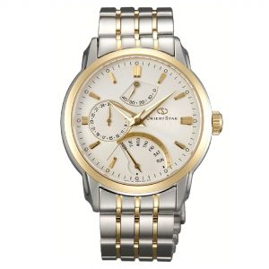 Orient Star Retrograde Automatic White Dial Demi Men's Watch SDE00001W0