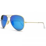 Ray-ban Aviator Pilot Blue Flash Sunglasses RB3025 112/17 62