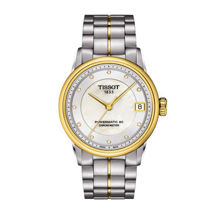 Tissot Powermatic 80 COSC Mother of Pearl Women's Watch T086.208.22.116.00