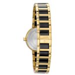 Bulova Mother of Pearl Stainless Steel and Ceramic Two Tone Women's Watch 98P159