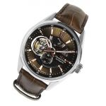 Orient Star Automatic Open Heart Mặt Tròn Dây Da Màu Nâu RE-AV0006Y00B