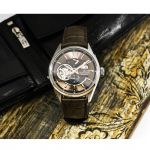 Orient Star Automatic Open Heart Mặt Tròn Dây Da Màu Nâu RE-AV0006Y00B