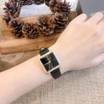 Armitron Swarovski Crystal Accented Black Leather Women's Watch 75/5597BKGPBK
