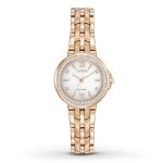 Citizen Silhouette Diamond Rose Gold Women's Watch EM0443-59A