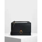 Charles & Keith Classic Shoulder Black Bag CK2-20780763